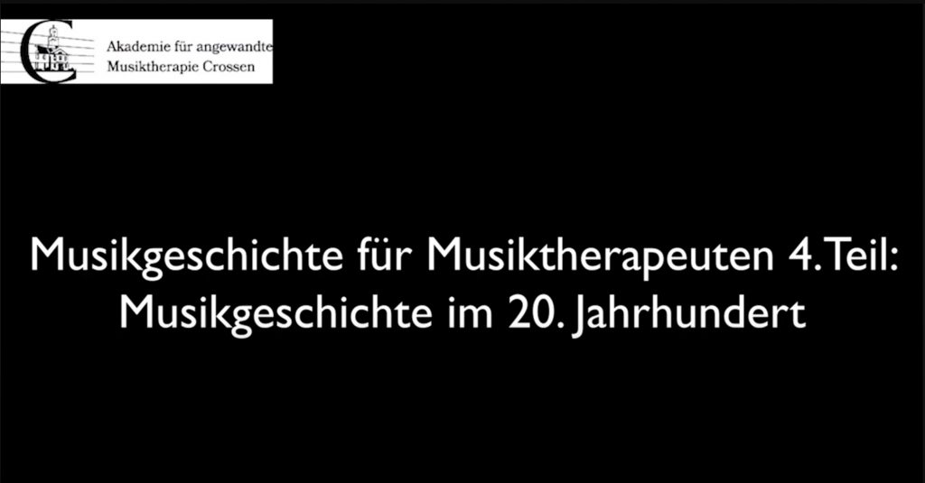 Musikgeschichte Teil 4